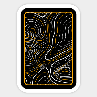 Topography Sticker